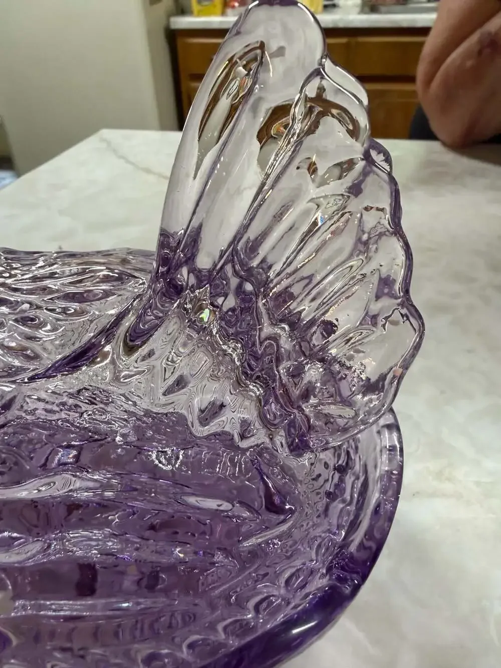 The Royal Magnolia purple pressed